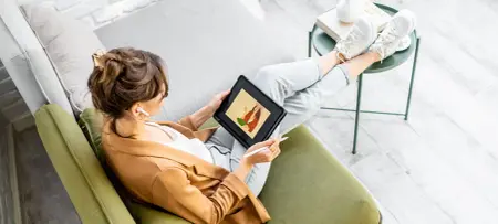 Geburtskarten als Grußkarte oder Klappkarte auf Tablet gestalten