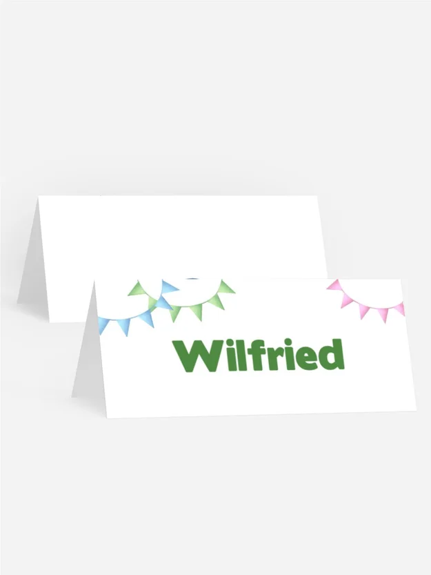 Tischkarte Geburtstag  Fröhlicher Tanz