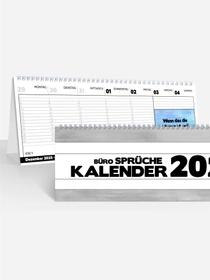 Terminplaner/Wochenplaner Bürosprüche