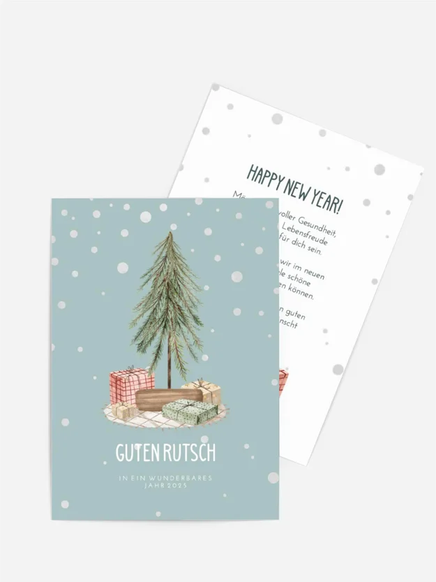 Neujahrskarte Neujahrsgeschenk Neujahrskarte Neujahrsgeschenk