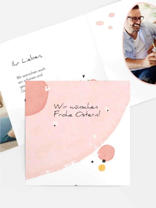 Osterkarte Oster Konstellation