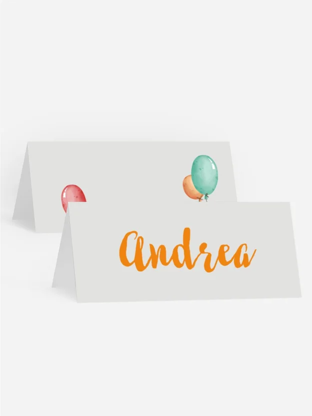 Tischkarte Geburtstag Girlandenpyramide Tischkarte Geburtstag Girlandenpyramide