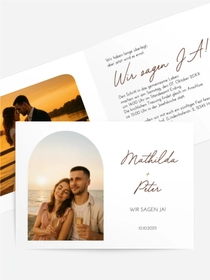 Hochzeitseinladung Hochzeitsbogen Hochzeitseinladung Hochzeitsbogen