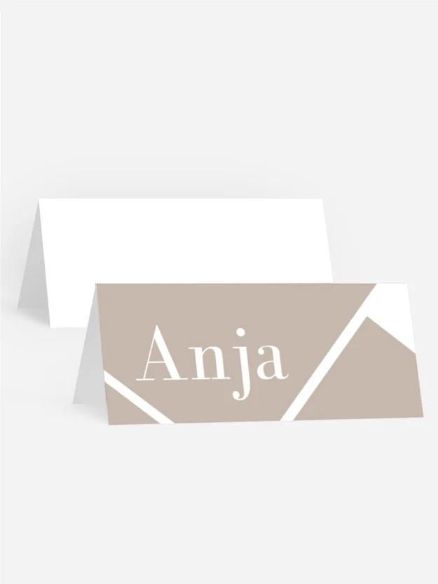 Tischkarte Geburtstag Mosaiktraum