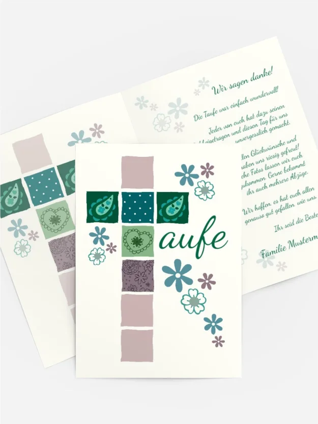 Florales Kreuz Florales Kreuz