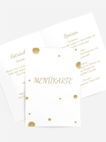 Menükarte Geburtstag Inverse Age
