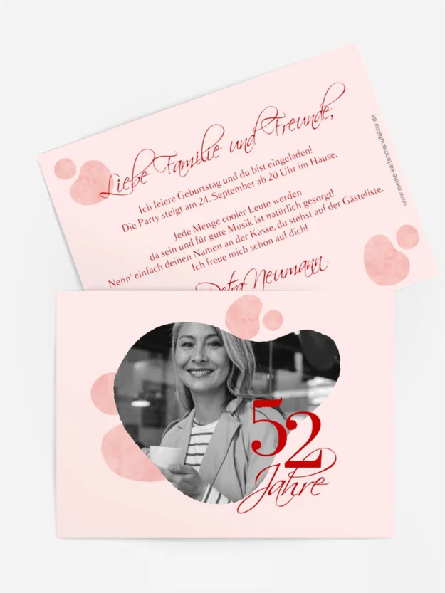 Geburtstagseinladung Fotospot