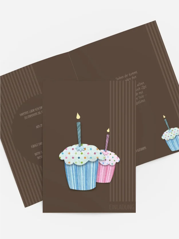 Geburtstagseinladung Muffintime