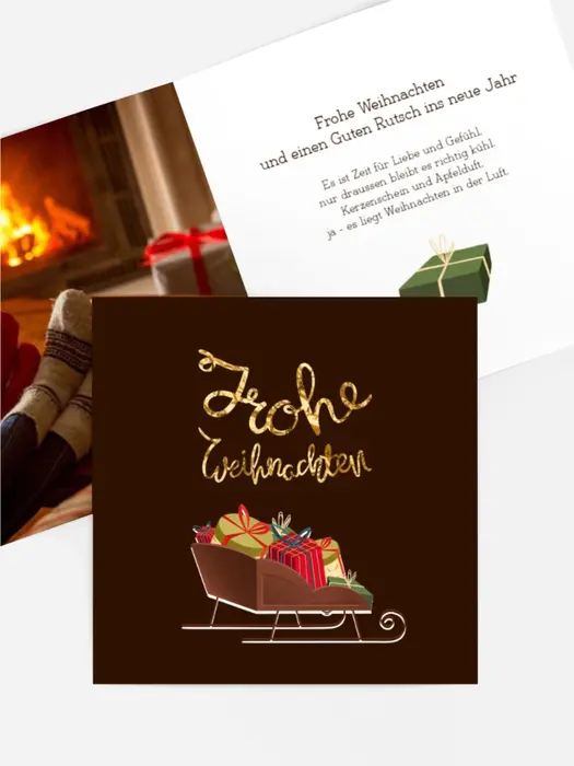 Schlitten vom Weihnachtsmann