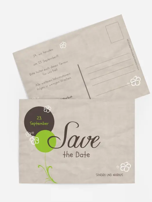 Save the Date Fantasyflower
