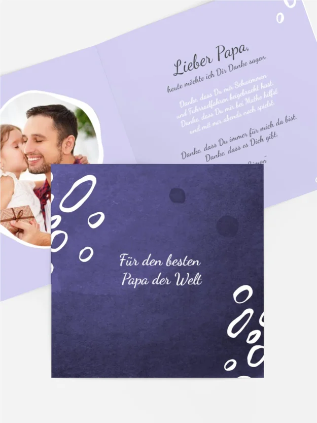 Vatertagskarten Heißer Typ