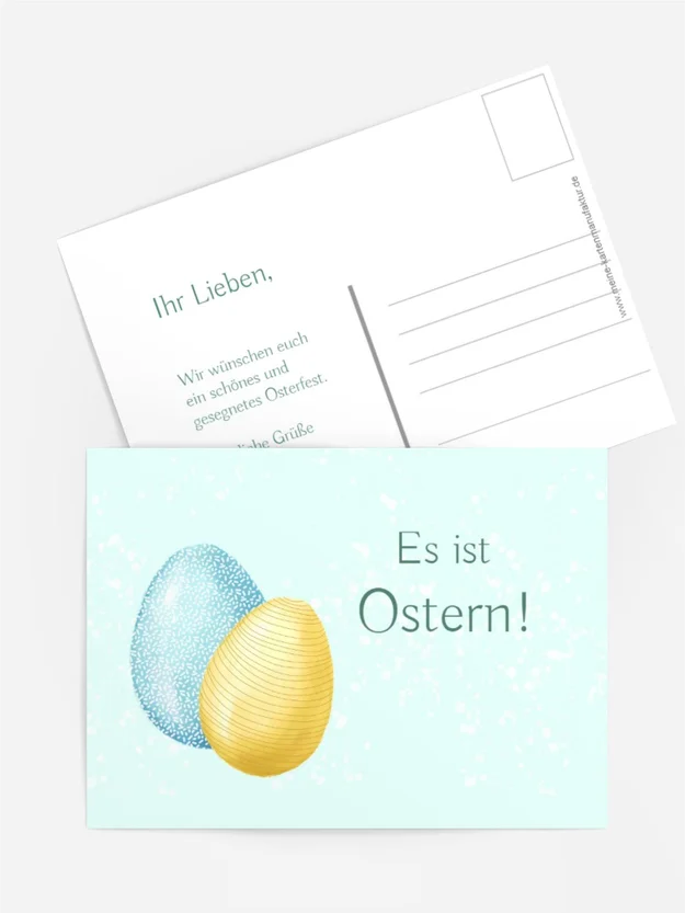 Osterkarte Die große Eiersuche