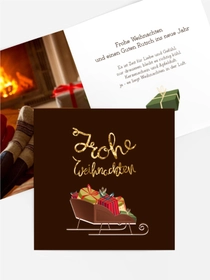 Schlitten vom Weihnachtsmann