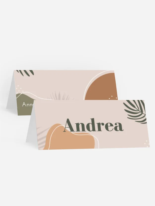 Tischkarte Geburtstag Tarnung