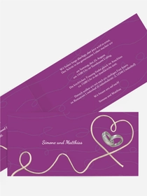 Karte zur Hochzeit erfüllte Liebe Karte zur Hochzeit erfüllte Liebe