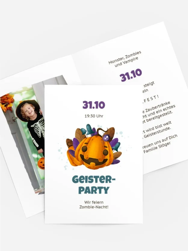 Halloween Einladung Halloween-Horror Halloween Einladung Halloween-Horror