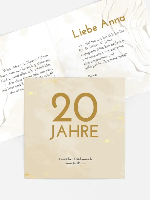 Jubiläumskarten Erfolgreiche Arbeit Jubiläumskarten Erfolgreiche Arbeit