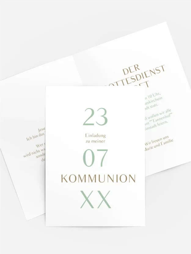 Einladungskarte Kommunion Heilige Seele Einladungskarte Kommunion Heilige Seele