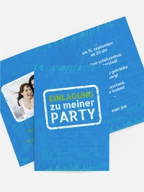Einladungskarte Geburtstag Party Foto Einladungskarte Geburtstag Party Foto