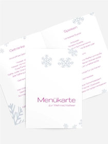 Menükarte Weihnachten Schneesturm Menükarte Weihnachten Schneesturm