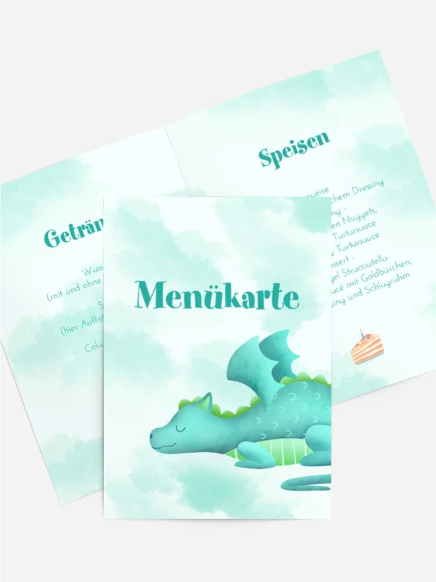 Menükarte Geburtstag  Fabelhafter Geburtstag