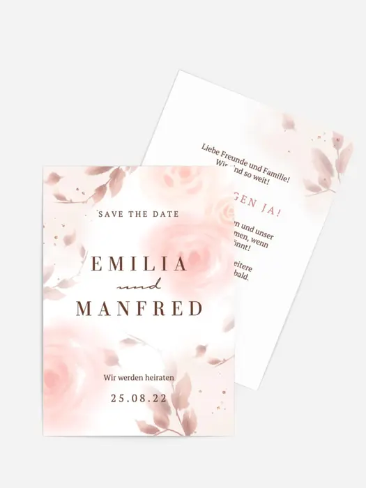 Save-the-Date aquarall Natur