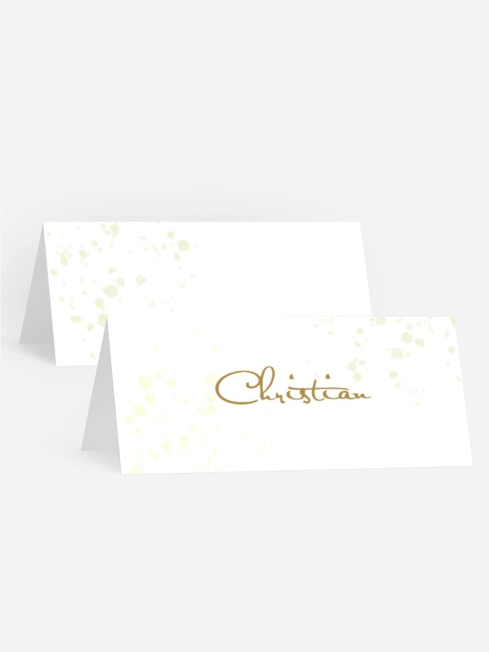 Tischkarte Geburtstag Goldenes Zeitalter Tischkarte Geburtstag Goldenes Zeitalter