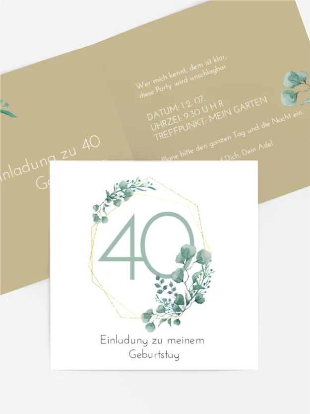 Geburtstagseinladung Dorfkreis