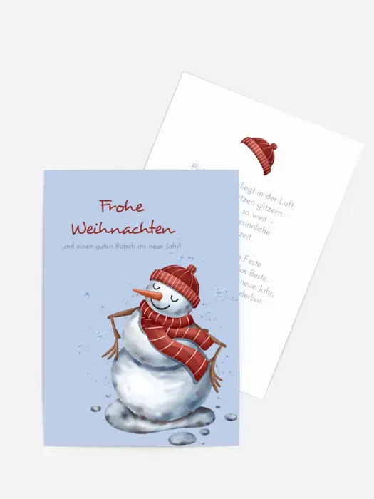 Fröhlicher Schneemann Fröhlicher Schneemann