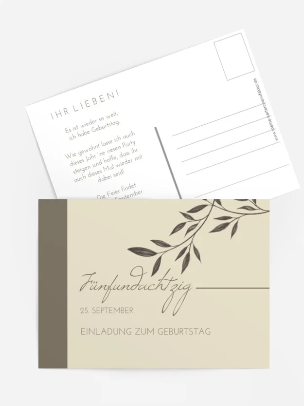 Geburtstagseinladung Gelassen Geburtstagseinladung Gelassen