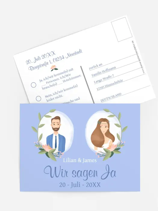 Antwortkarte Traumpaar