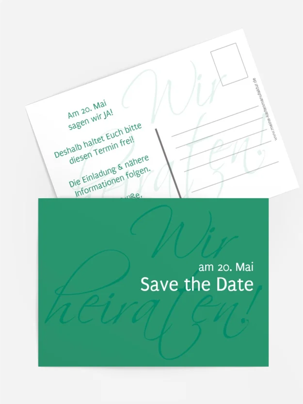 Save the Date Liebesbrief