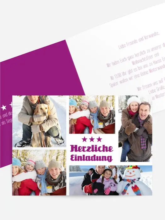 Weihnachtseinladung Bilder