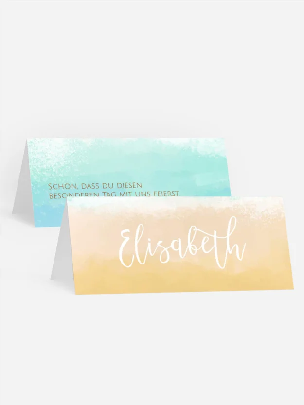 Tischkarte Liebesufer