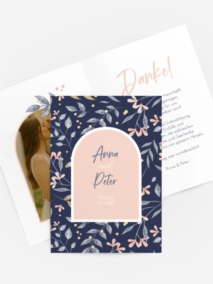 Dankeskarte Die Dornenvögel