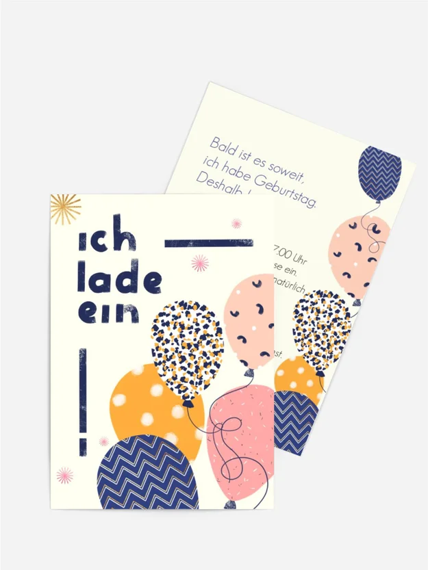 Geburtstagseinladung Himmelhoch Geburtstagseinladung Himmelhoch