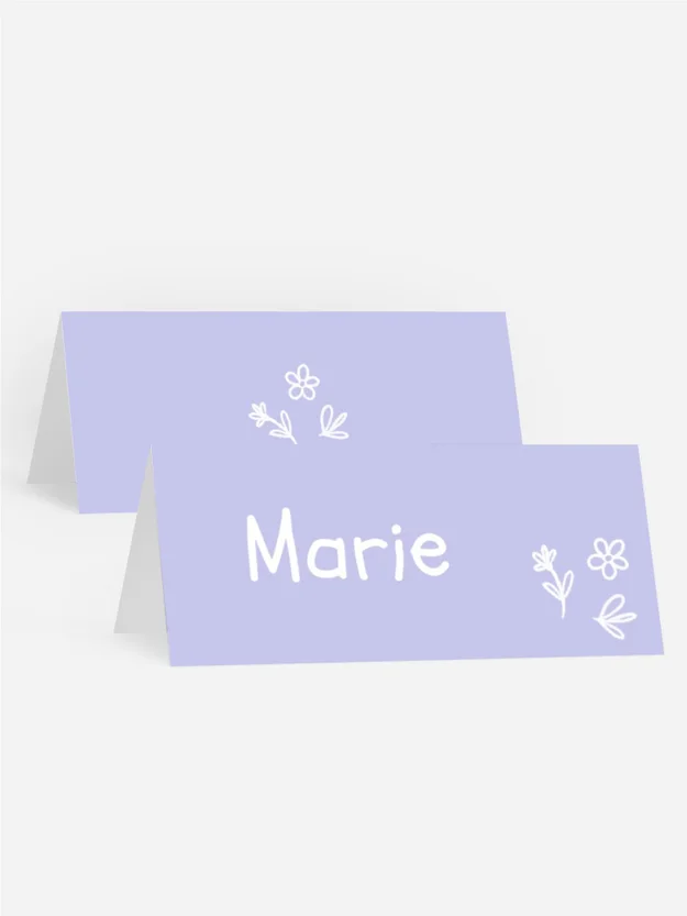 Tischkarte Geburtstag Blumenwunder