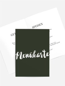 Menükarte Geburtstag Zarte Ecken