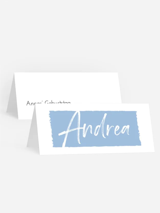 Tischkarte Geburtstag Breites Lächeln Tischkarte Geburtstag Breites Lächeln