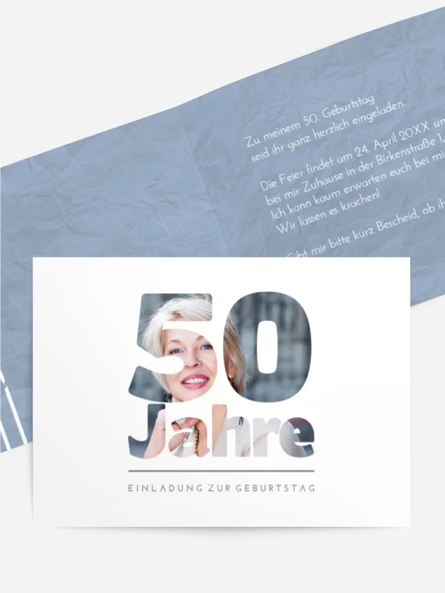Geburtstagseinladung Invers Geburtstagseinladung Invers