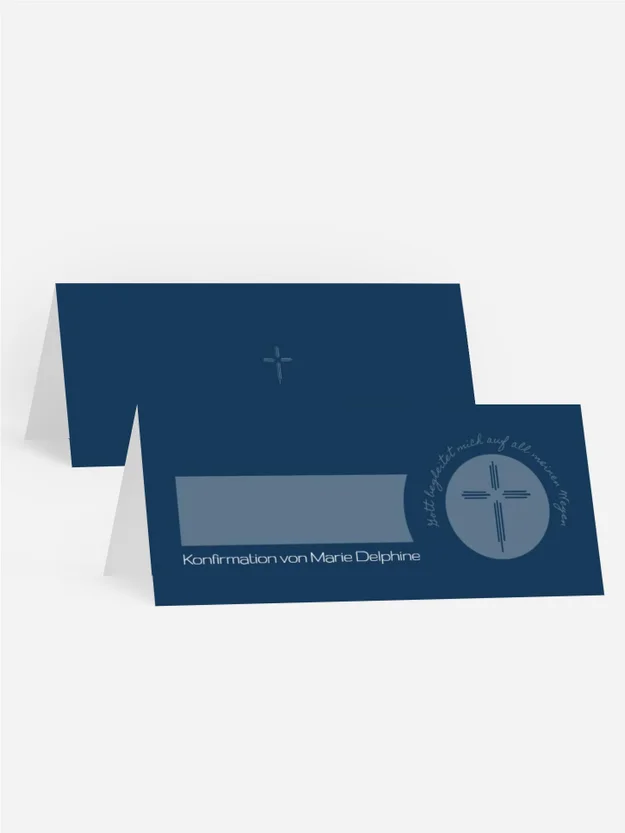 Tischkarte Konfirmation Gottes Wege Tischkarte Konfirmation Gottes Wege