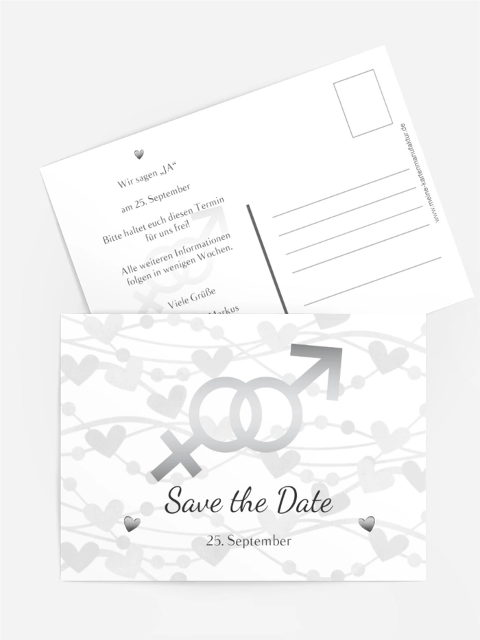 Save the Date Im Zeichen der Liebe Save the Date Im Zeichen der Liebe