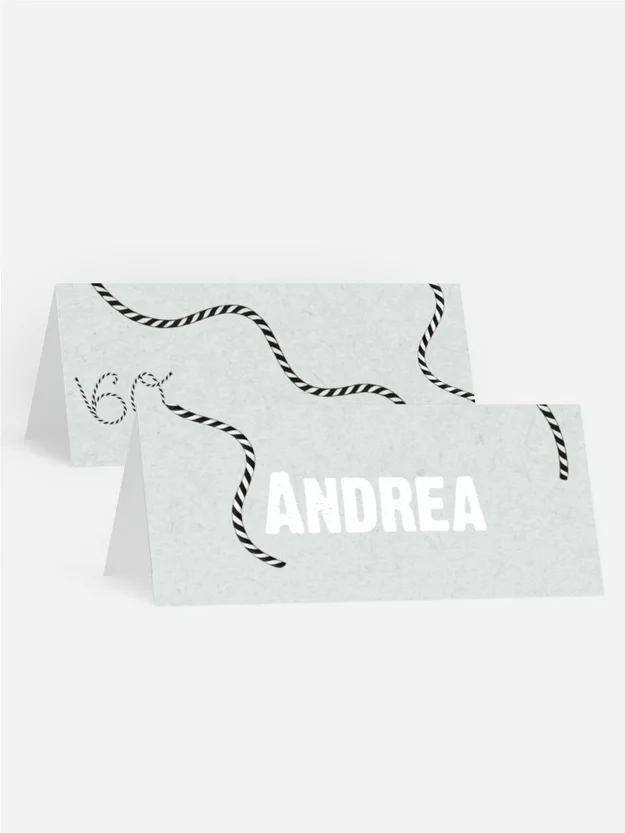 Tischkarte Geburtstag Eine lange Geschichte