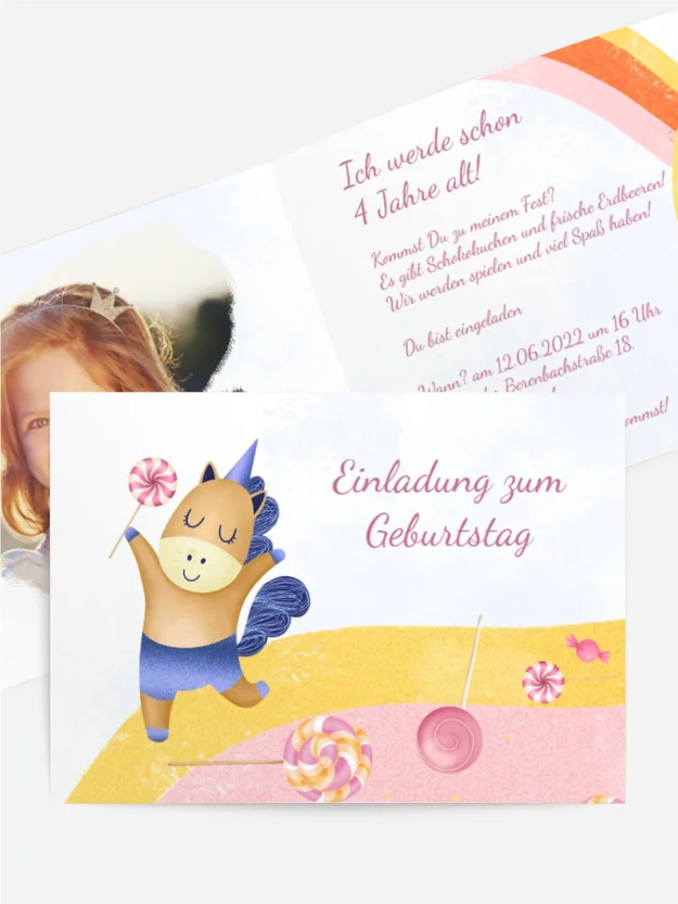 Geburtstagskarten Regenbogen