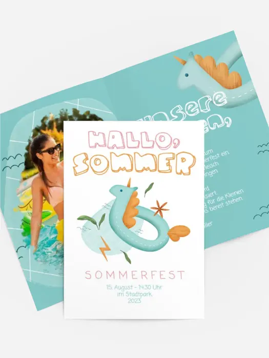 Einladung Sommerfest Sonntag