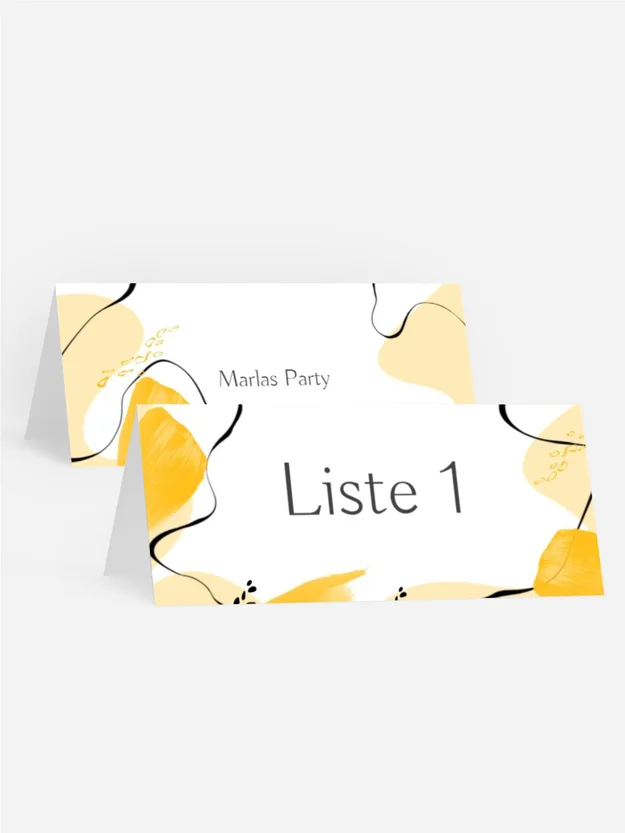 Tischkarte Geburtstag Countdown