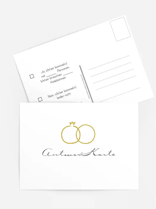 Antwortkarte Kreis-Ringe