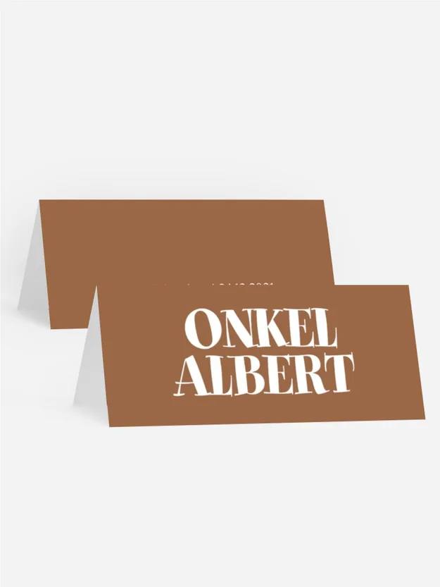 Tischkarte Weihnachten Weihnachtskuchen