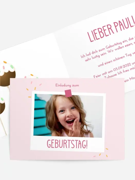 Geburtstagseinladung Naschkatze