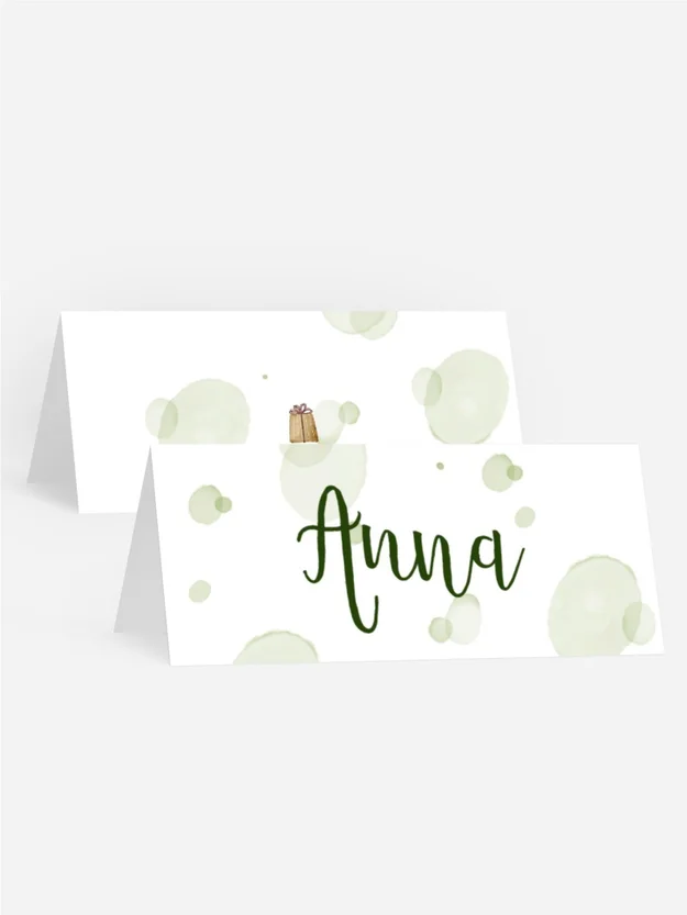 Tischkarte Geburtstag Weinabend